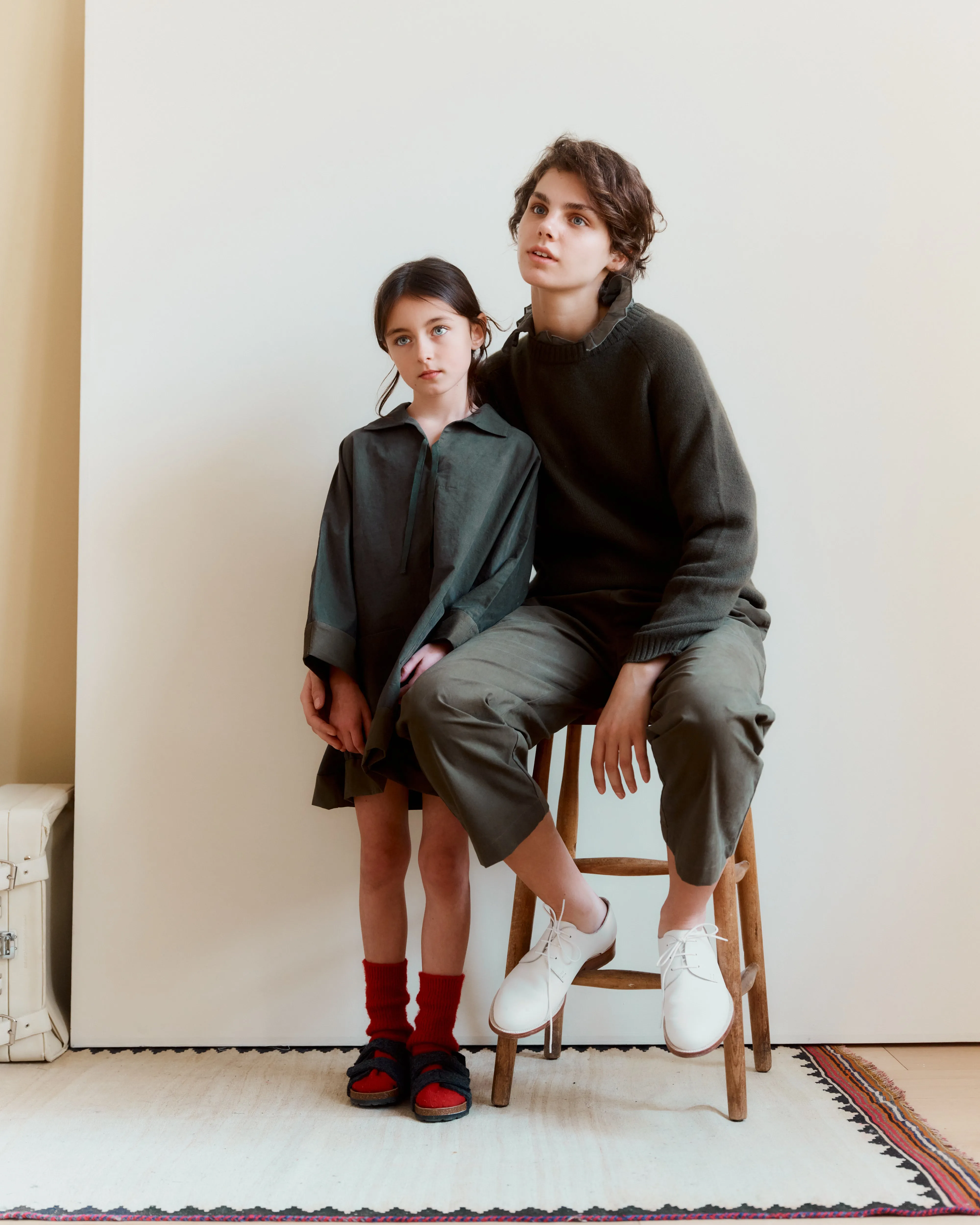 POA WOMEN'S CASHMERE JUMPER - OLIVE sold by Caramel product image thumbnail 2