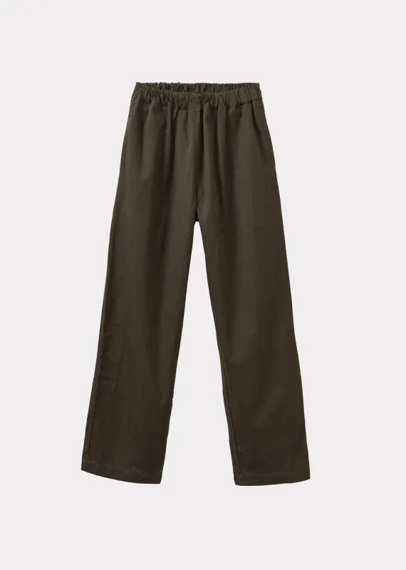 CHICHESTER WOMEN'S COTTON TROUSERS - KHAKI sold by Caramel