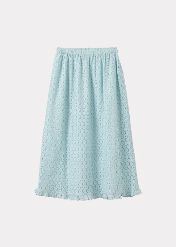 WOMEN'S FRILL SKIRT - LIGHT BLUE sold by Caramel
