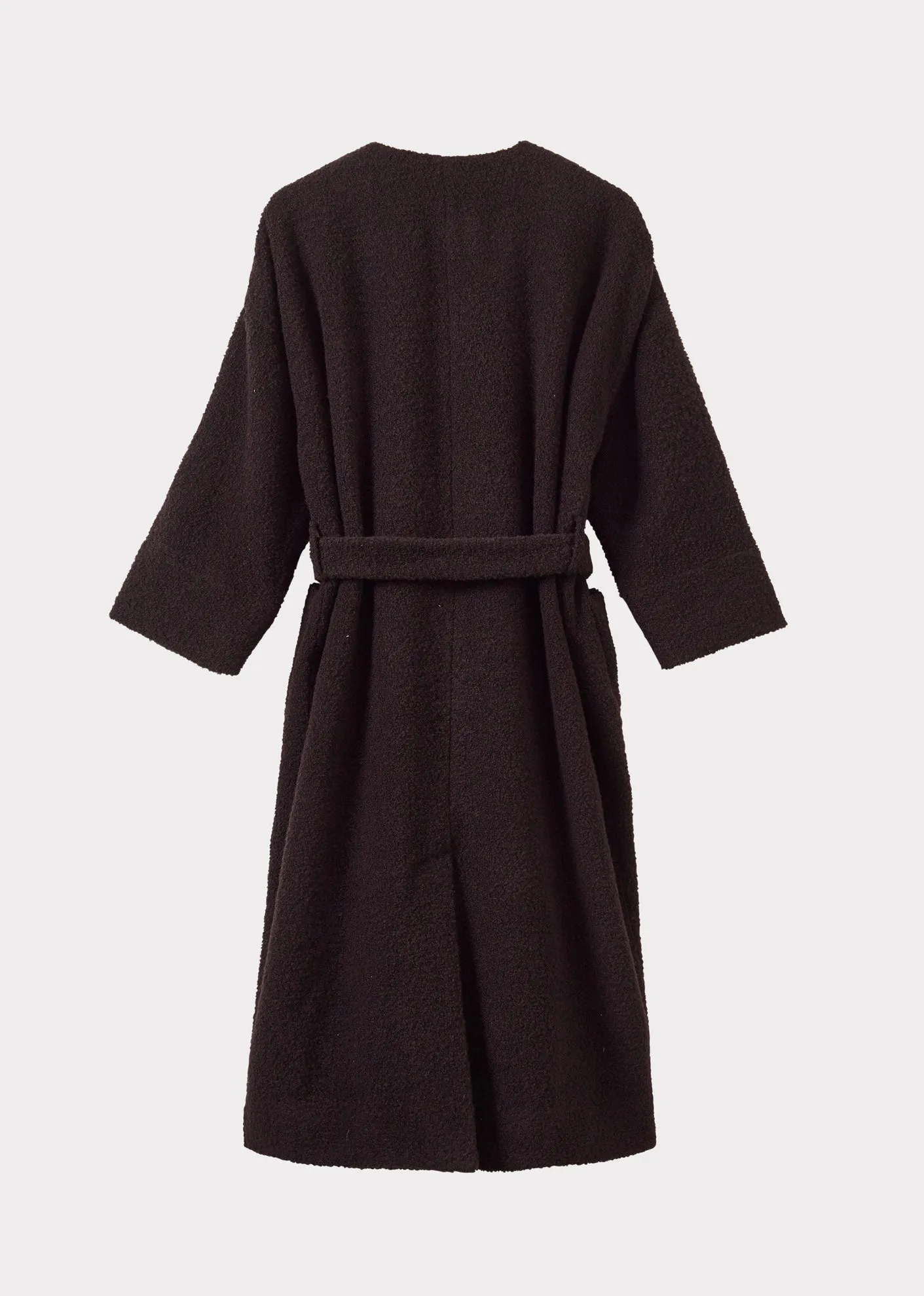WOMEN'S WOOL BLANKET COAT - CHOCOLATE sold by Caramel product image thumbnail 3