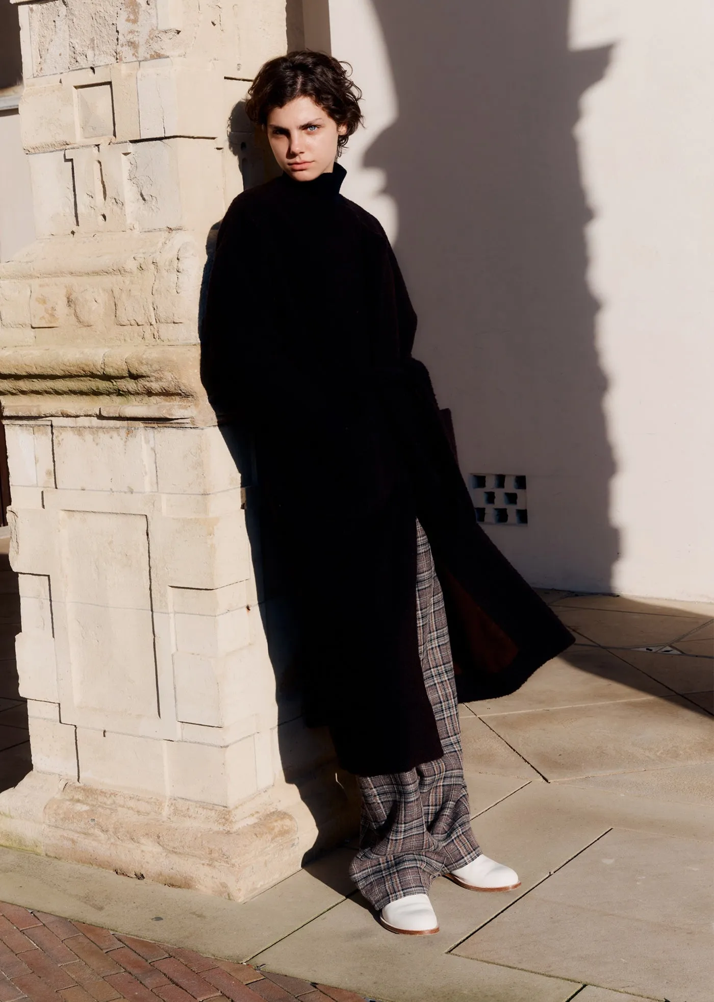 WOMEN'S WOOL BLANKET COAT - CHOCOLATE sold by Caramel product image thumbnail 4
