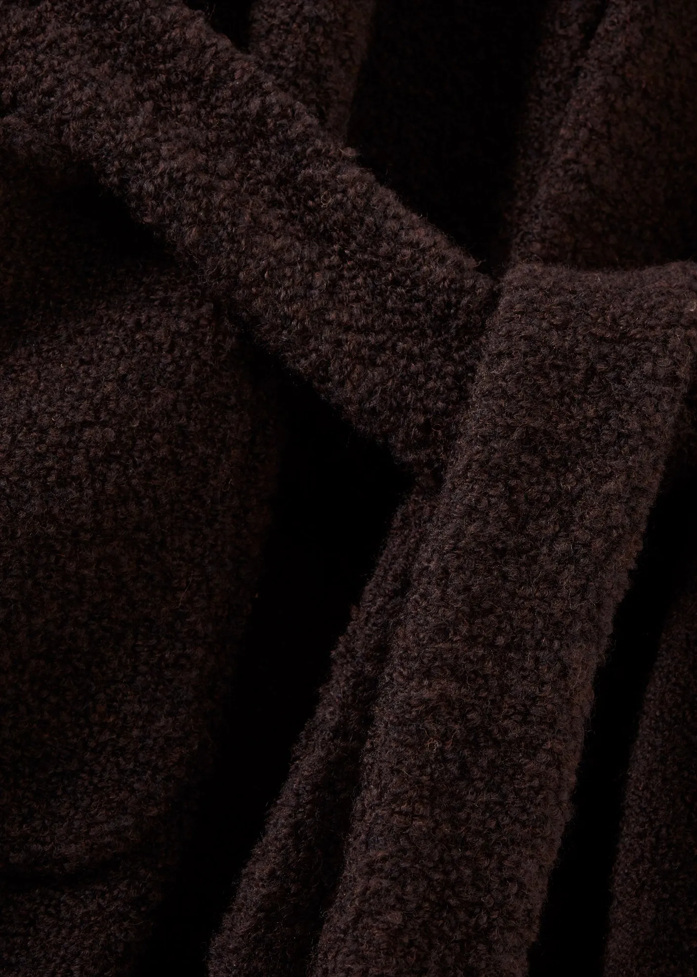 WOMEN'S WOOL BLANKET COAT - CHOCOLATE sold by Caramel product image thumbnail 2