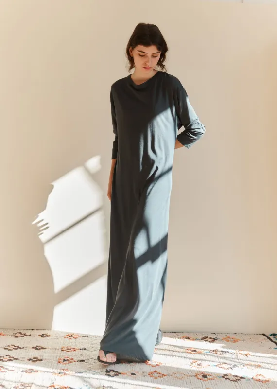 WOMEN'S LONG SLEEVE DRESS - CHARCOAL sold by Caramel