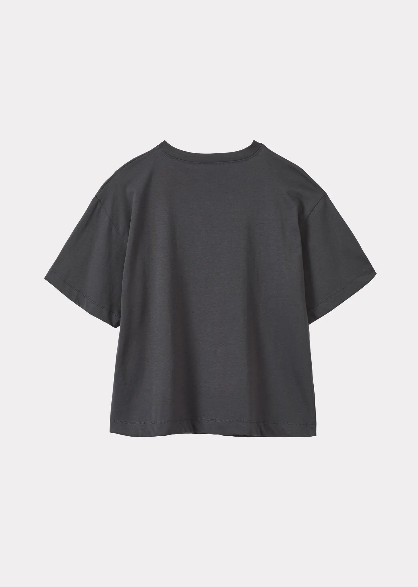 WOMAN SHORT SLEEVE T-SHIRT - CHARCOAL sold by Caramel product image thumbnail 4