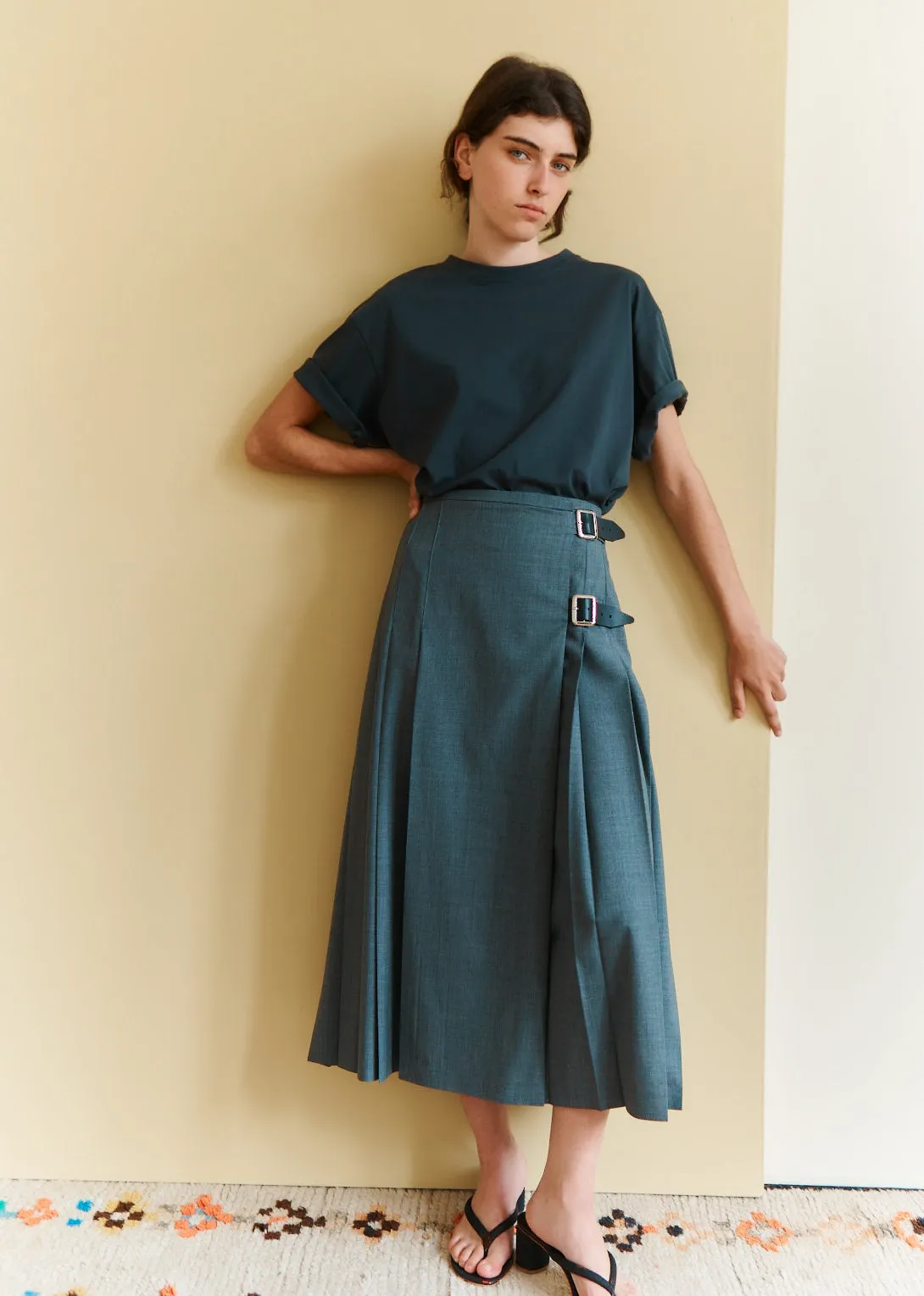 WOMAN SHORT SLEEVE T-SHIRT - CHARCOAL sold by Caramel product image thumbnail 3