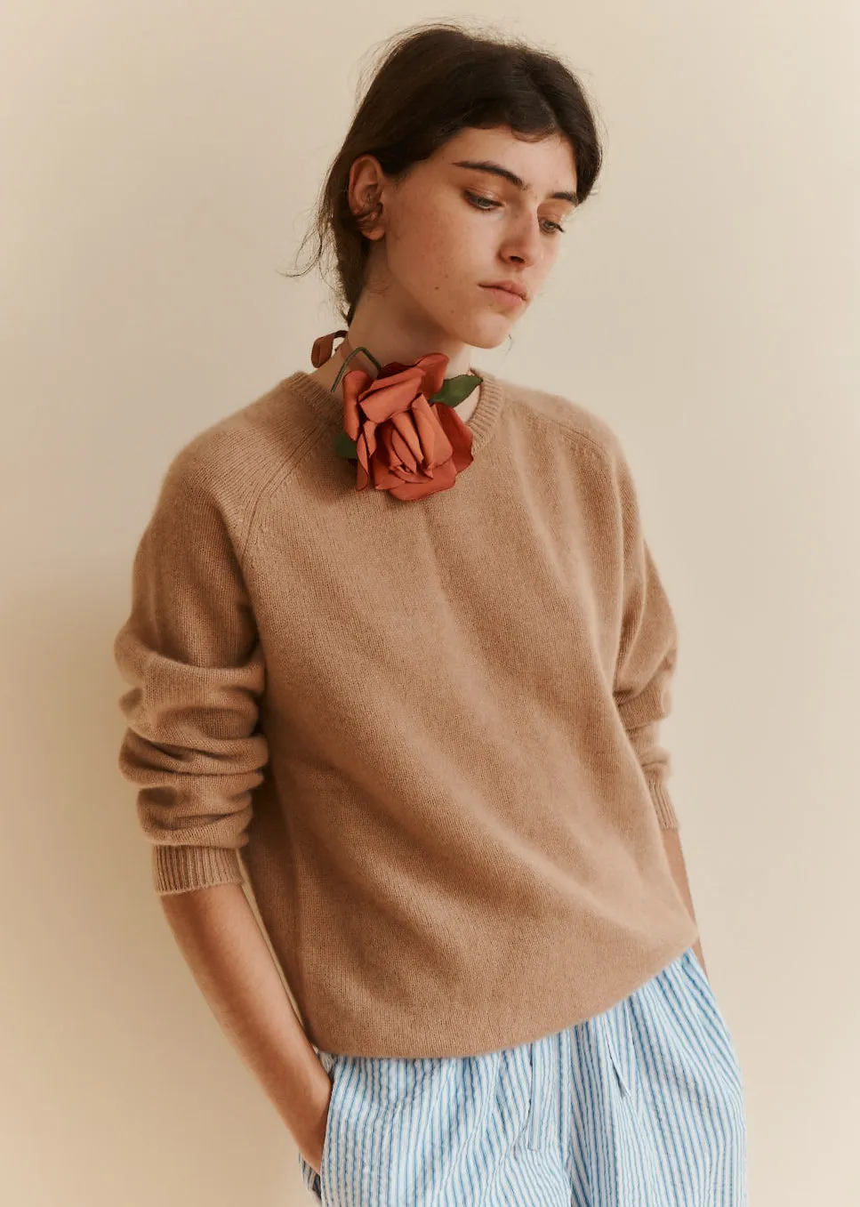 POA WOMEN'S CASHMERE JUMPER - CAMEL sold by Caramel product image thumbnail 3