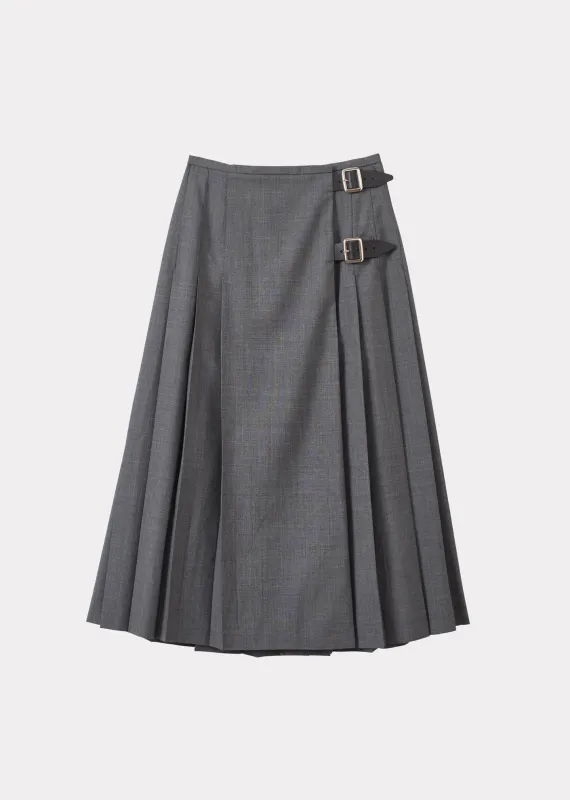 WOMEN'S WOOL KILT - GREY sold by Caramel