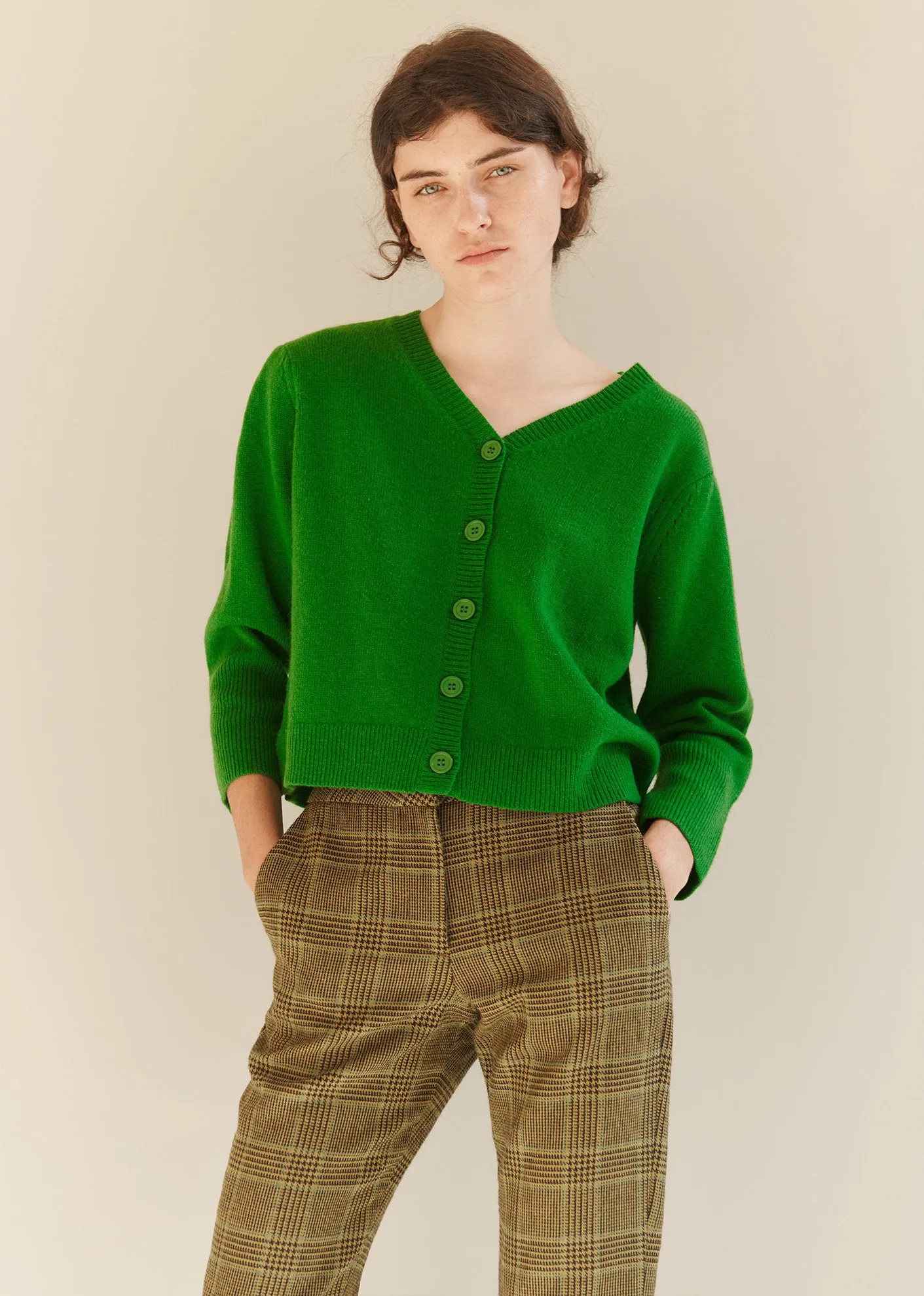 WOMAN CARDIGAN - FOREST GREEN sold by Caramel product image thumbnail 2