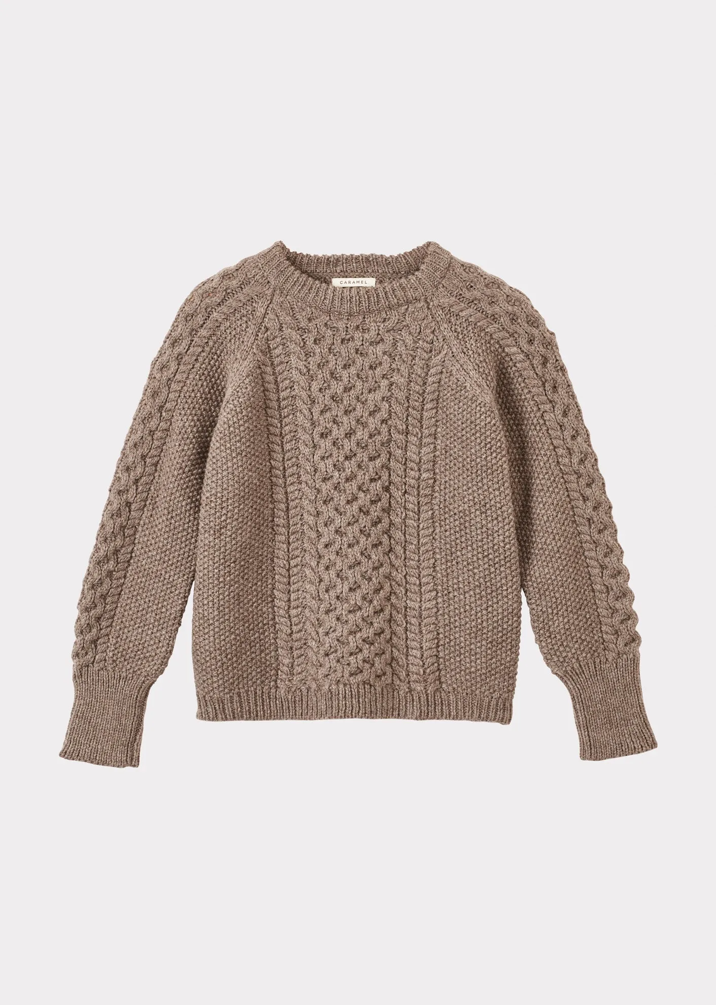 WOMAN ARAN JUMPER - CHARCOAL sold by Caramel product image thumbnail 2