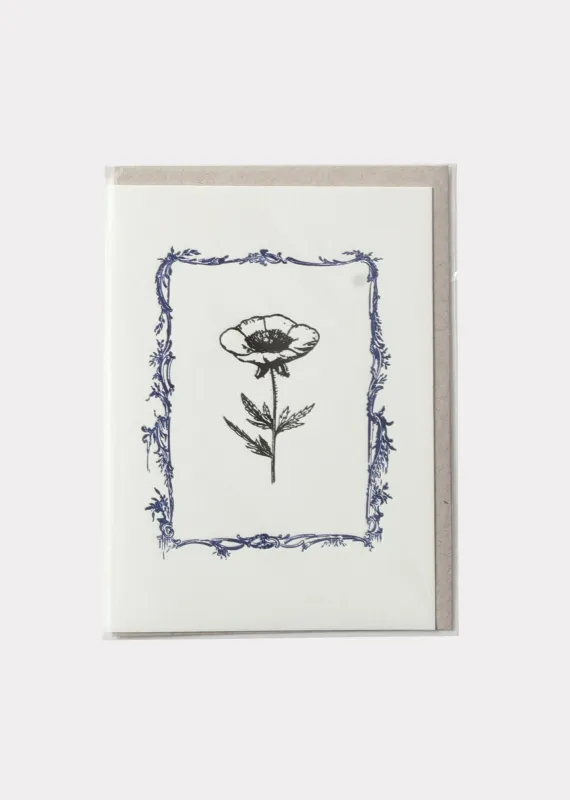 AUSTIN PRESS GREETING CARDS - POPPY sold by Caramel