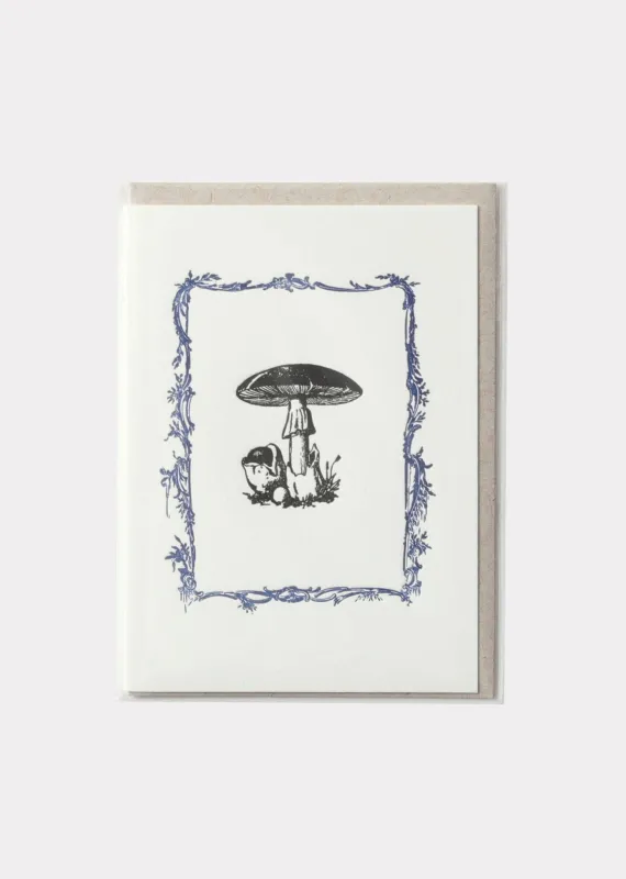 AUSTIN PRESS GREETING CARDS - MUSHROOM sold by Caramel