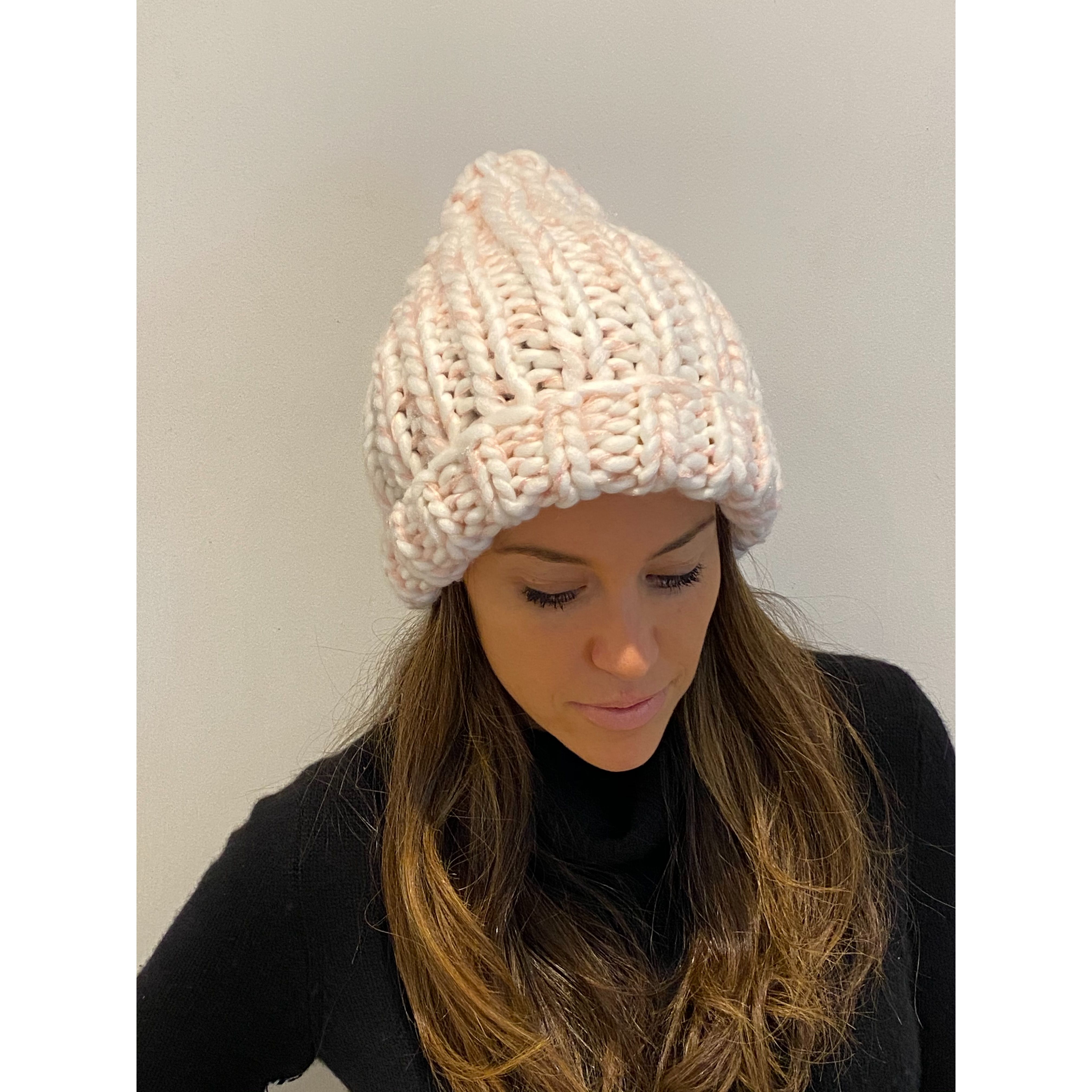 White Pink Woven Hat sold by Carbon