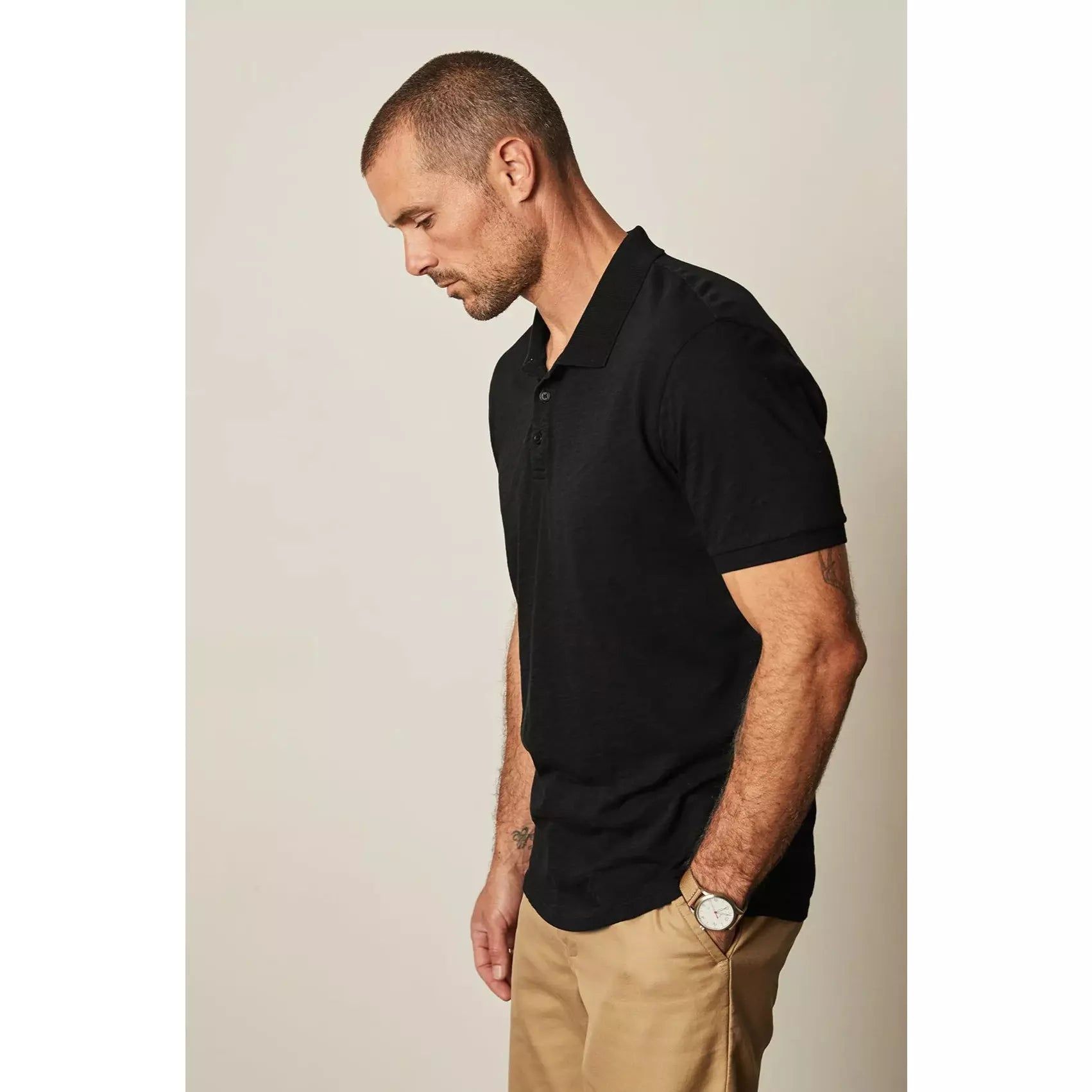 NIKO COTTON POLO SLUB sold by Carbon product image thumbnail 2