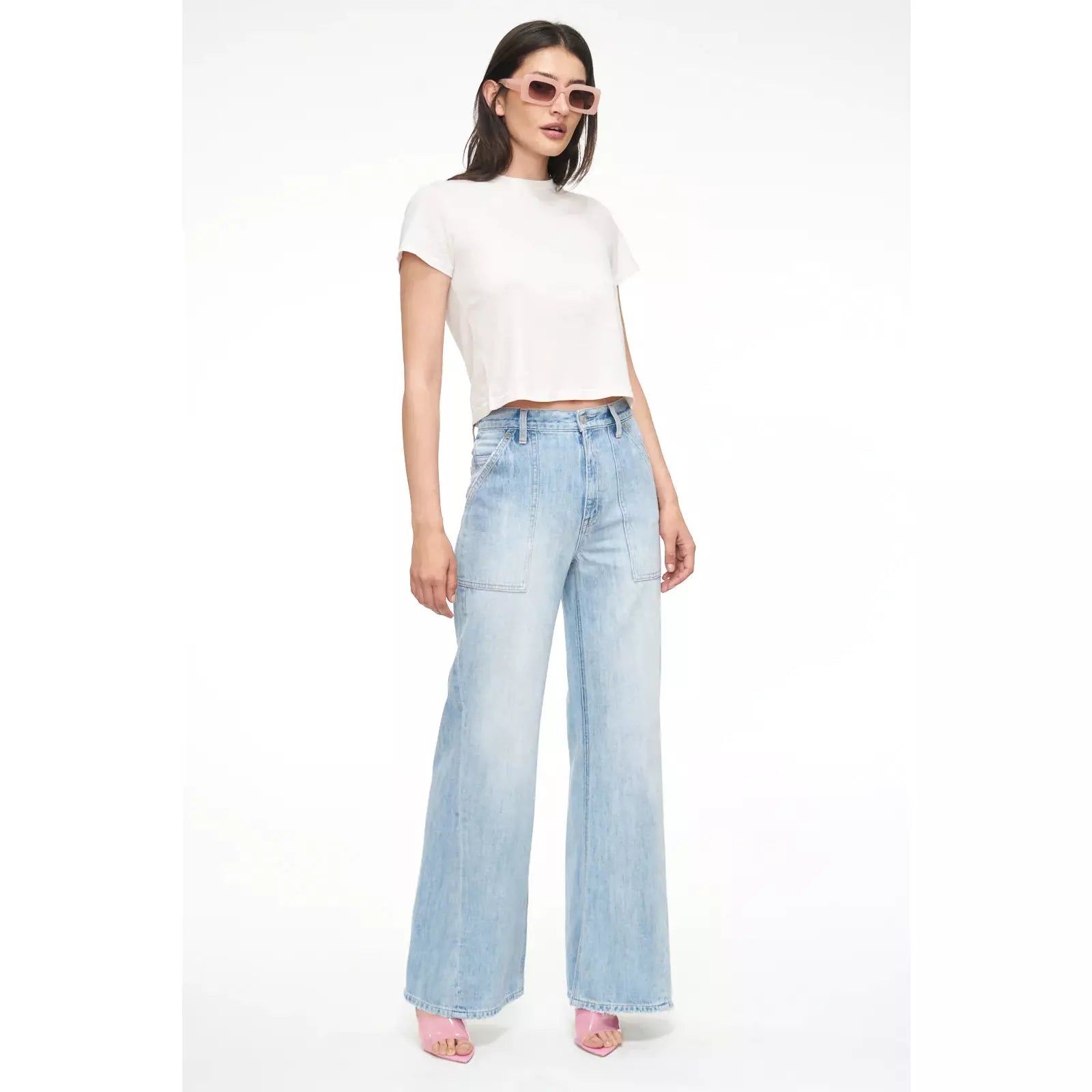 RUBY UTILITY HIGH RISE PALAZZO - KONA sold by Carbon