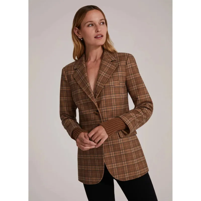 THE CITY PLAID BLAZER sold by Carbon