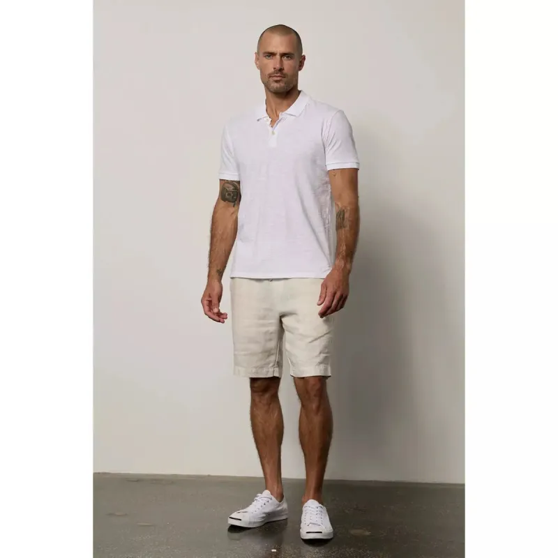 JONATHAN WOVEN LINEN SHORT sold by Carbon