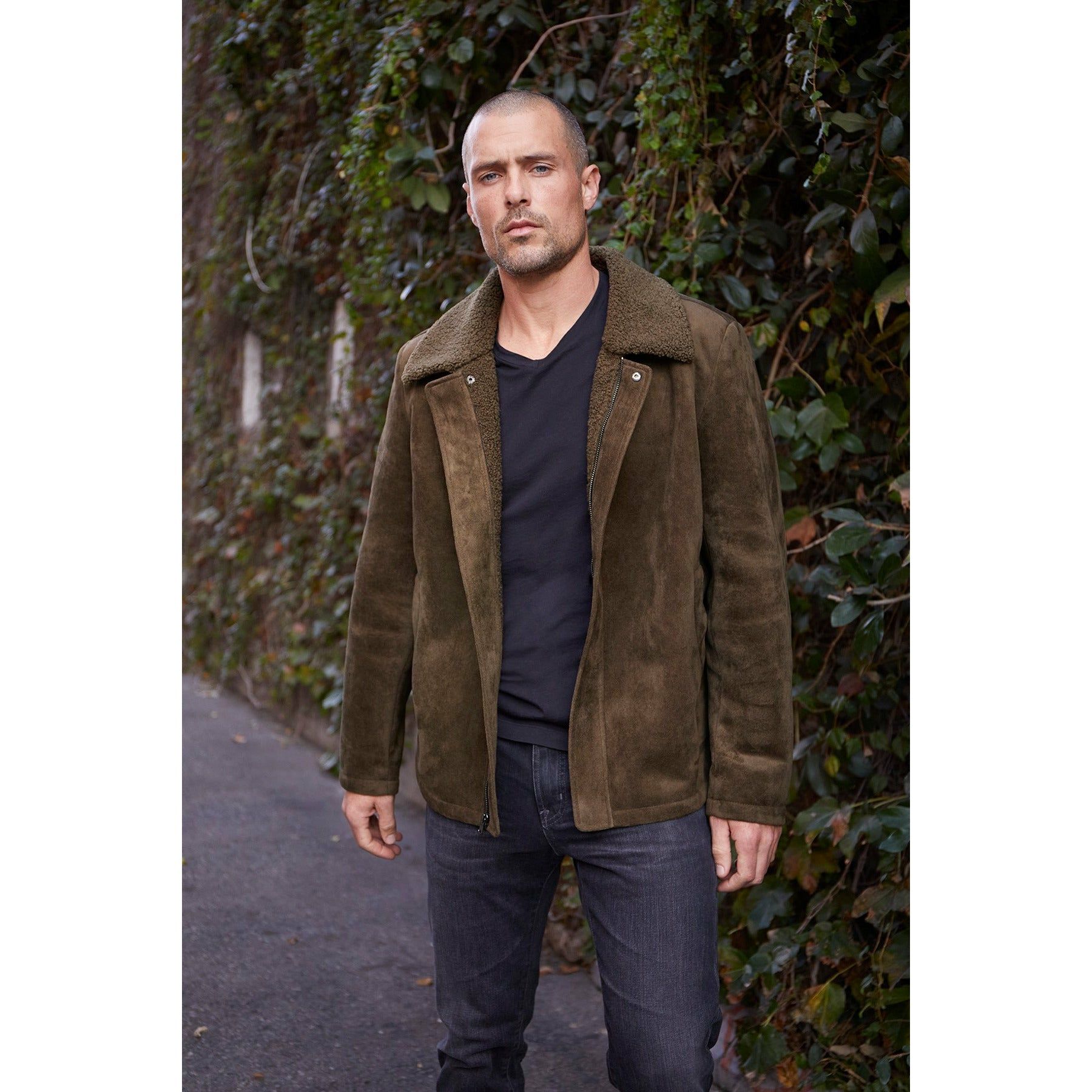 BOAZ FAUX SUEDE JACKET sold by Carbon