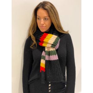 Black Knit Scarf sold by Carbon