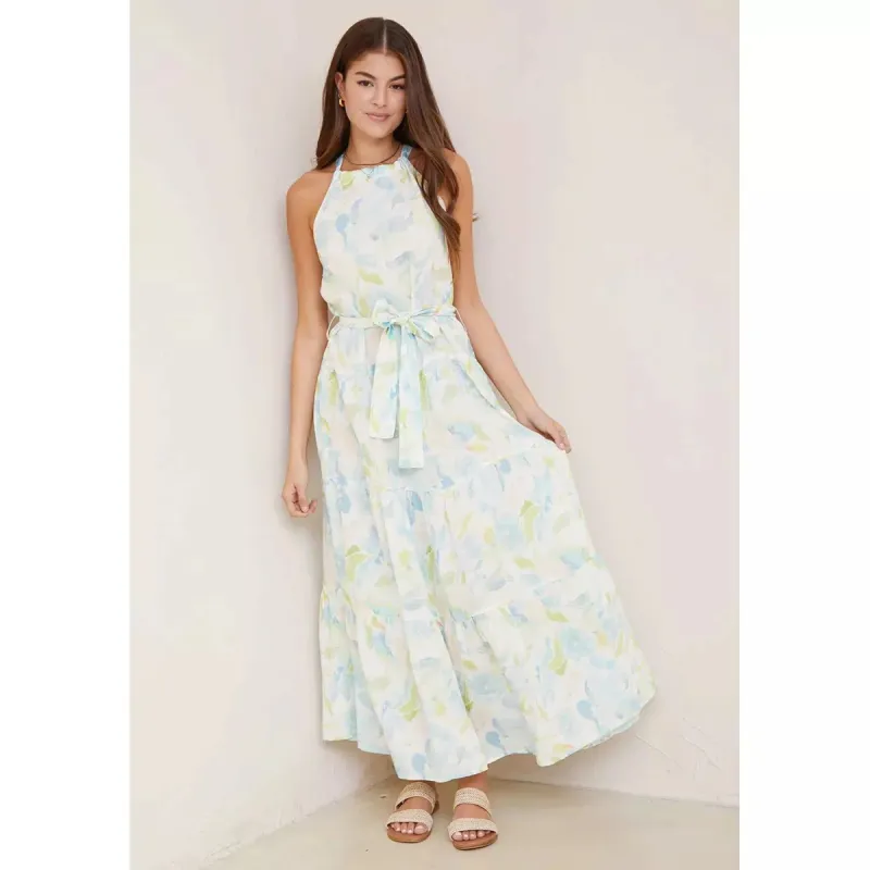 HALTER LINEN DRESS sold by Carbon