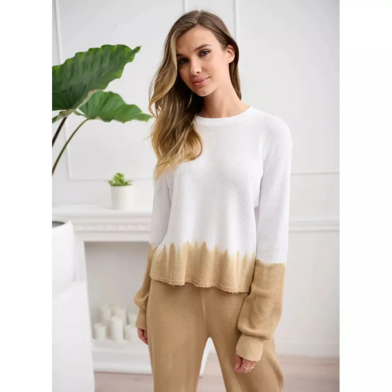 KAYLA - LOUNGE BALLOON SLEEVE TOP sold by Carbon
