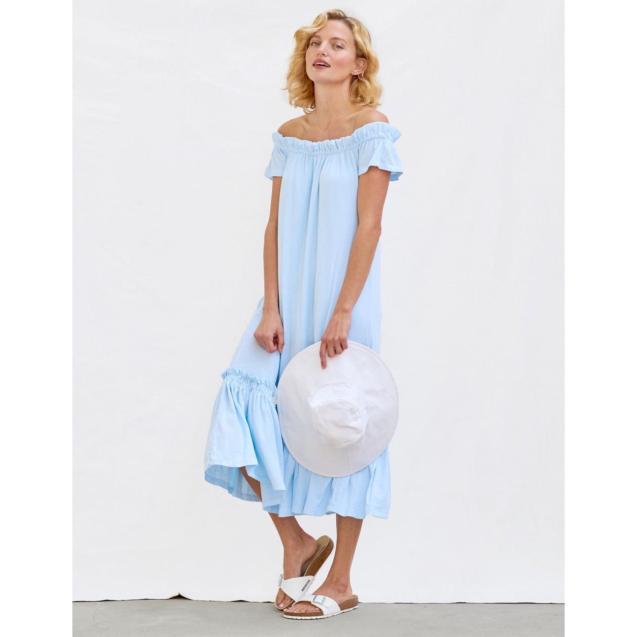 Off Shoulder Maxi Dress sold by Carbon