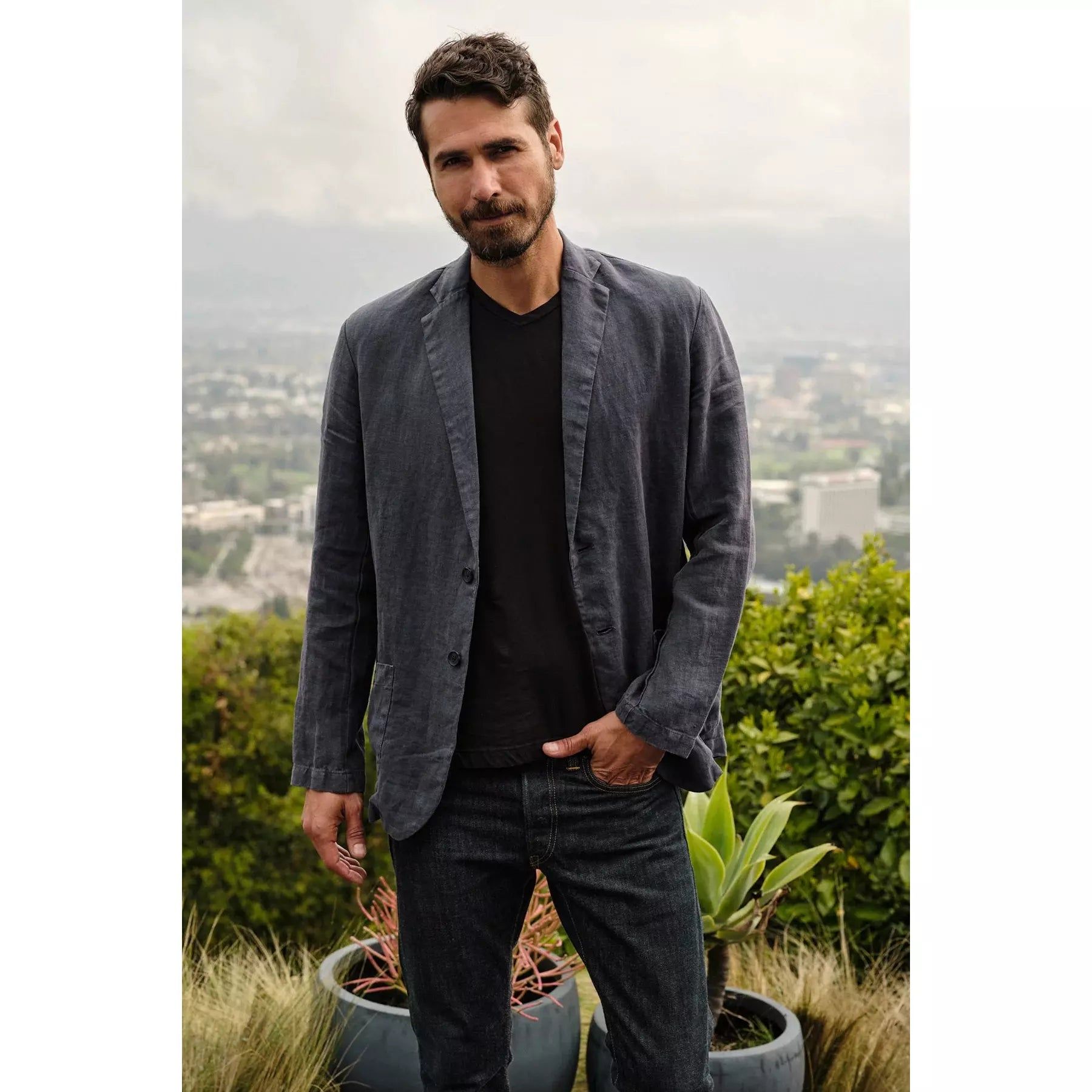 JOSHUA LINEN BLAZER sold by Carbon