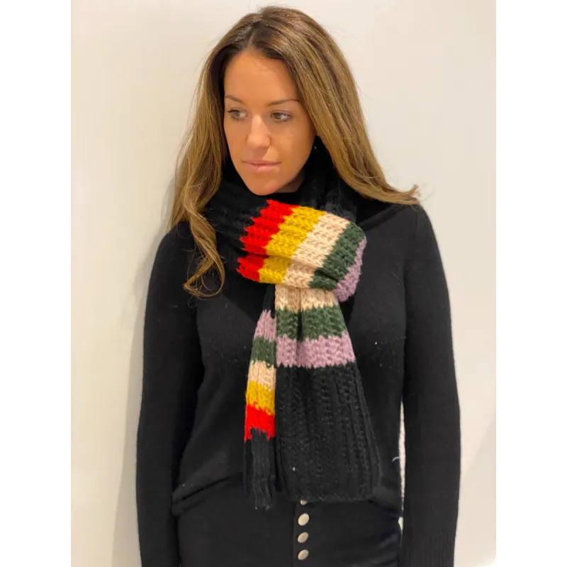 Black Knit Scarf sold by Carbon