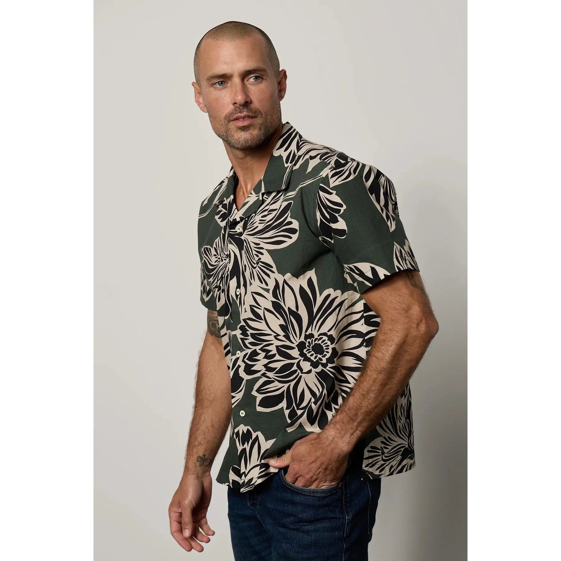 IGGY PRINTED BUTTON-UP SHIRT sold by Carbon product image thumbnail 2