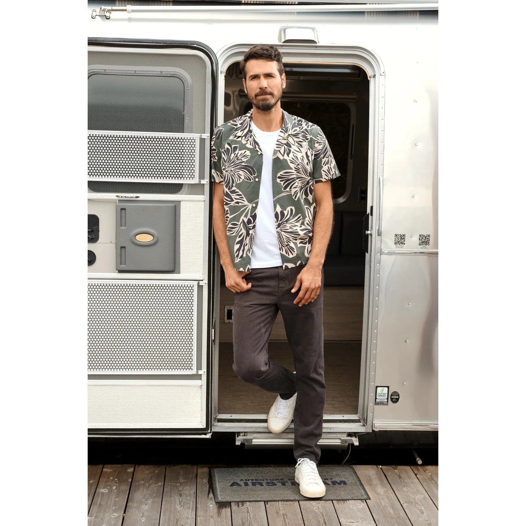 IGGY PRINTED BUTTON-UP SHIRT sold by Carbon