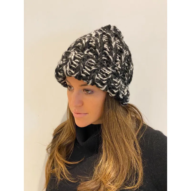 Black White Woven Hat sold by Carbon