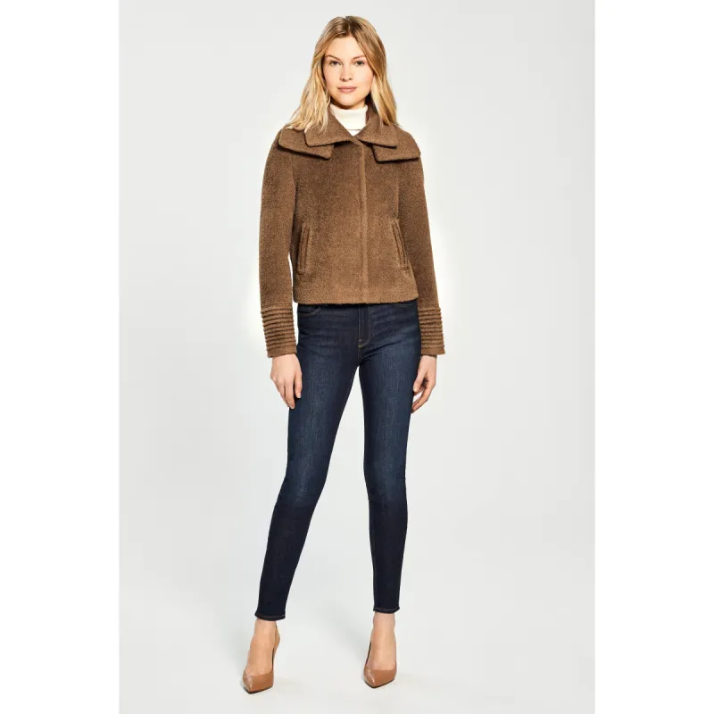 Moto Jacket with Double Collar made by Carbon