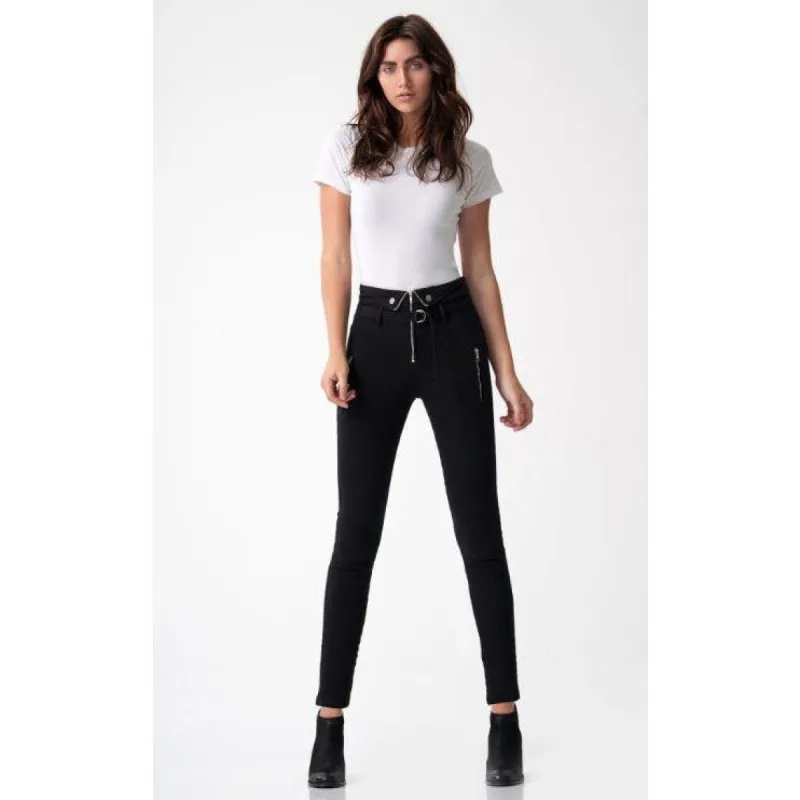 Front Zip Ponte Pant sold by Carbon
