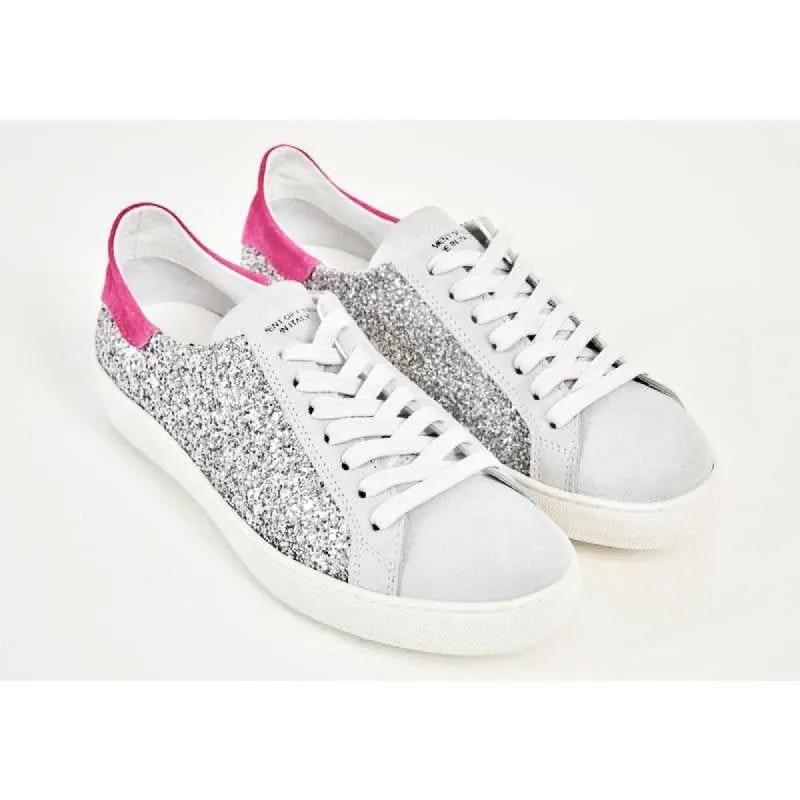Stella Sneaker in Silver Glitter sold by Carbon