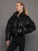 Disco Puffer Jacket - Black sold by Carbon38