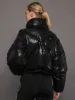 Disco Puffer Jacket - Black sold by Carbon38