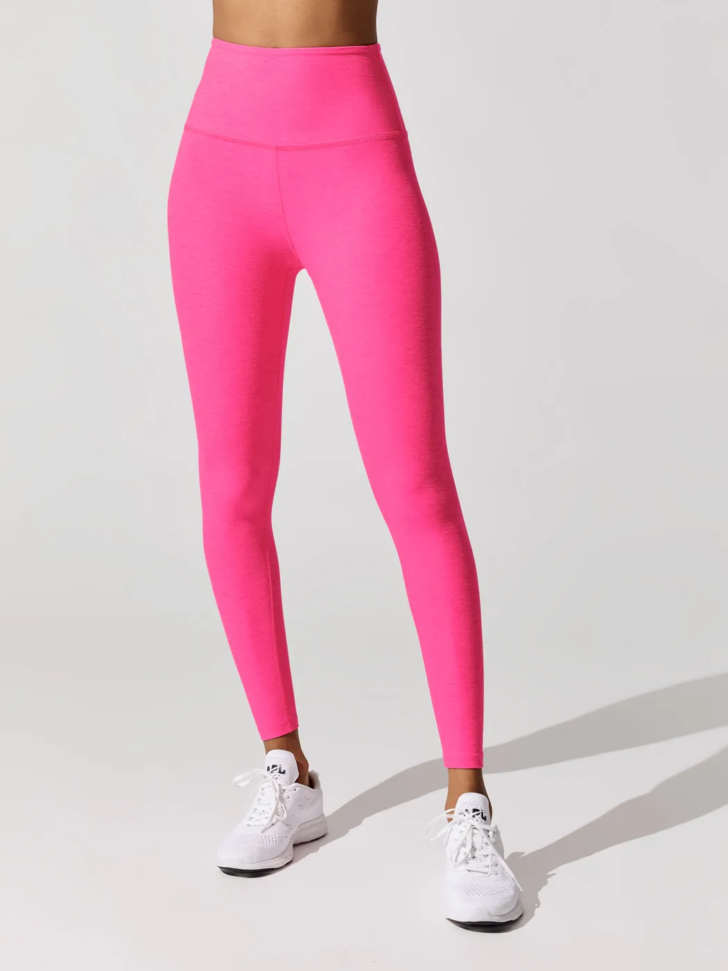Spacedye Caught in the Midi High Waisted Legging - Electric Pink Heather sold by Carbon38 product image thumbnail 3