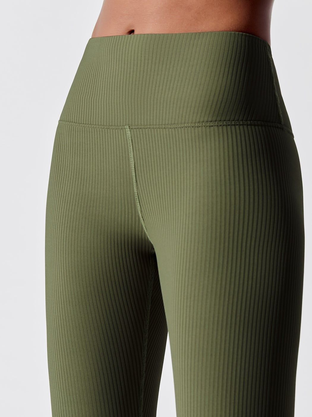 Ribbed 7/8 Legging - Army Green sold by Carbon38 product image thumbnail 4