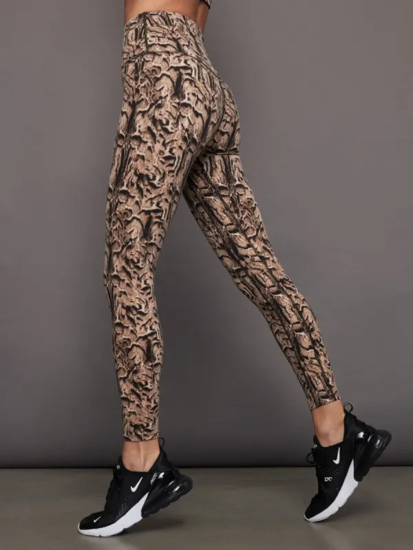 Lets Move High Legging 25" - Alabaster Lynx sold by Carbon38