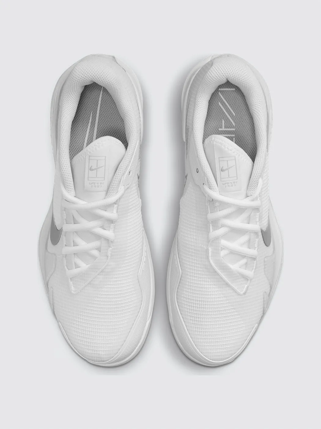 NikeCourt Air Zoom Vapor Pro - White/Metallic Silver sold by Carbon38 product image thumbnail 2