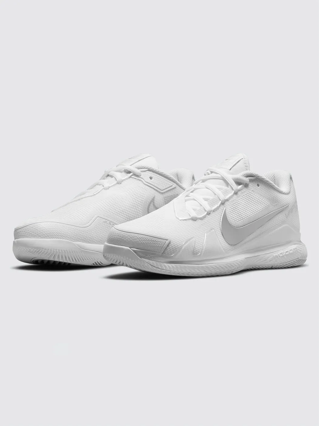 NikeCourt Air Zoom Vapor Pro - White/Metallic Silver sold by Carbon38 product image thumbnail 3