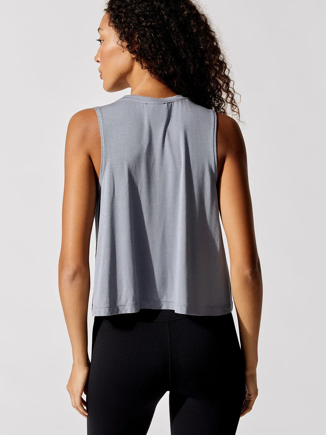 Crop Tank 2.0 - Steel Blue sold by Carbon38 product image thumbnail 3