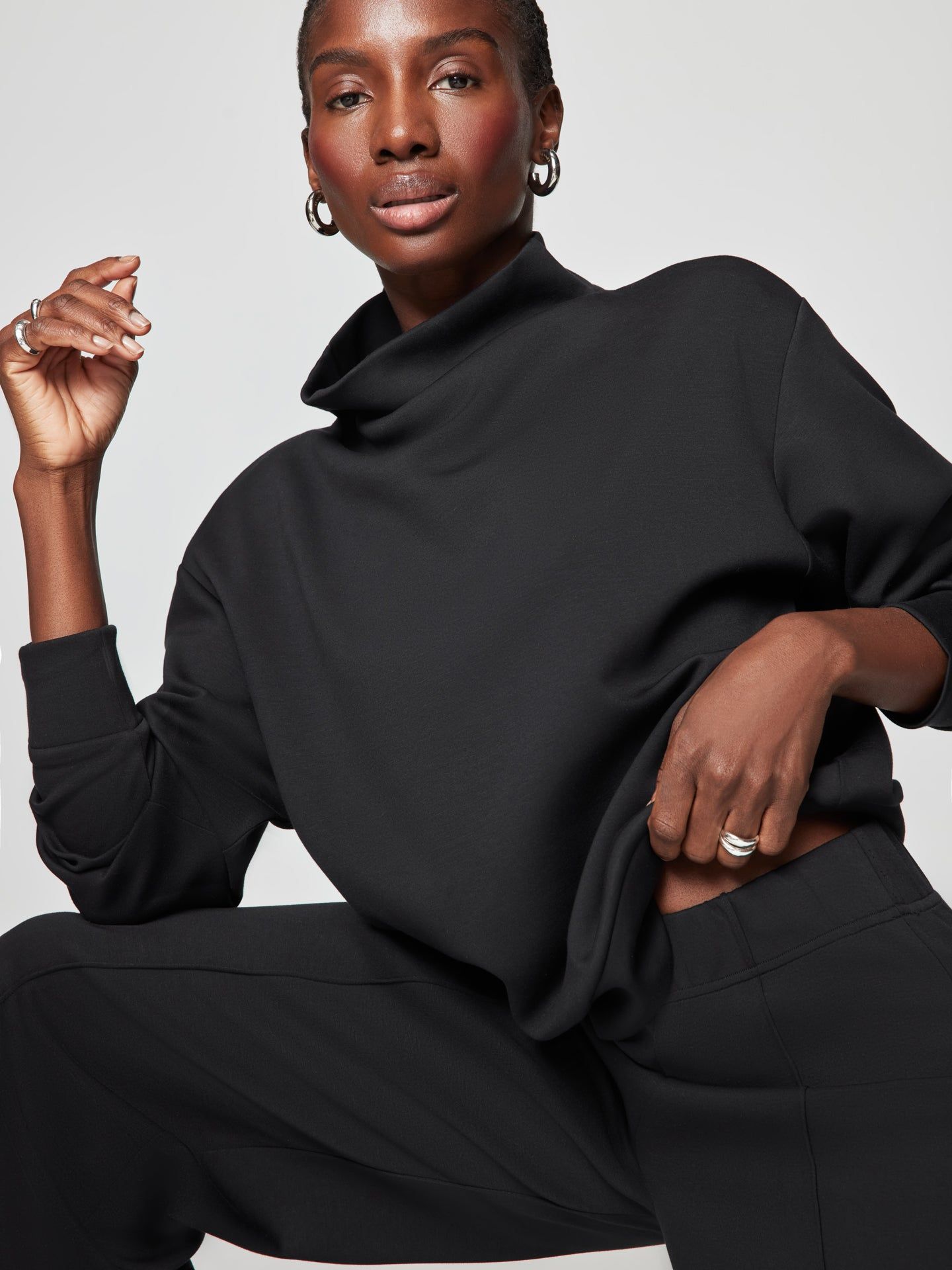 Black Knit Pants Set sold by Carbon38 product image thumbnail 2