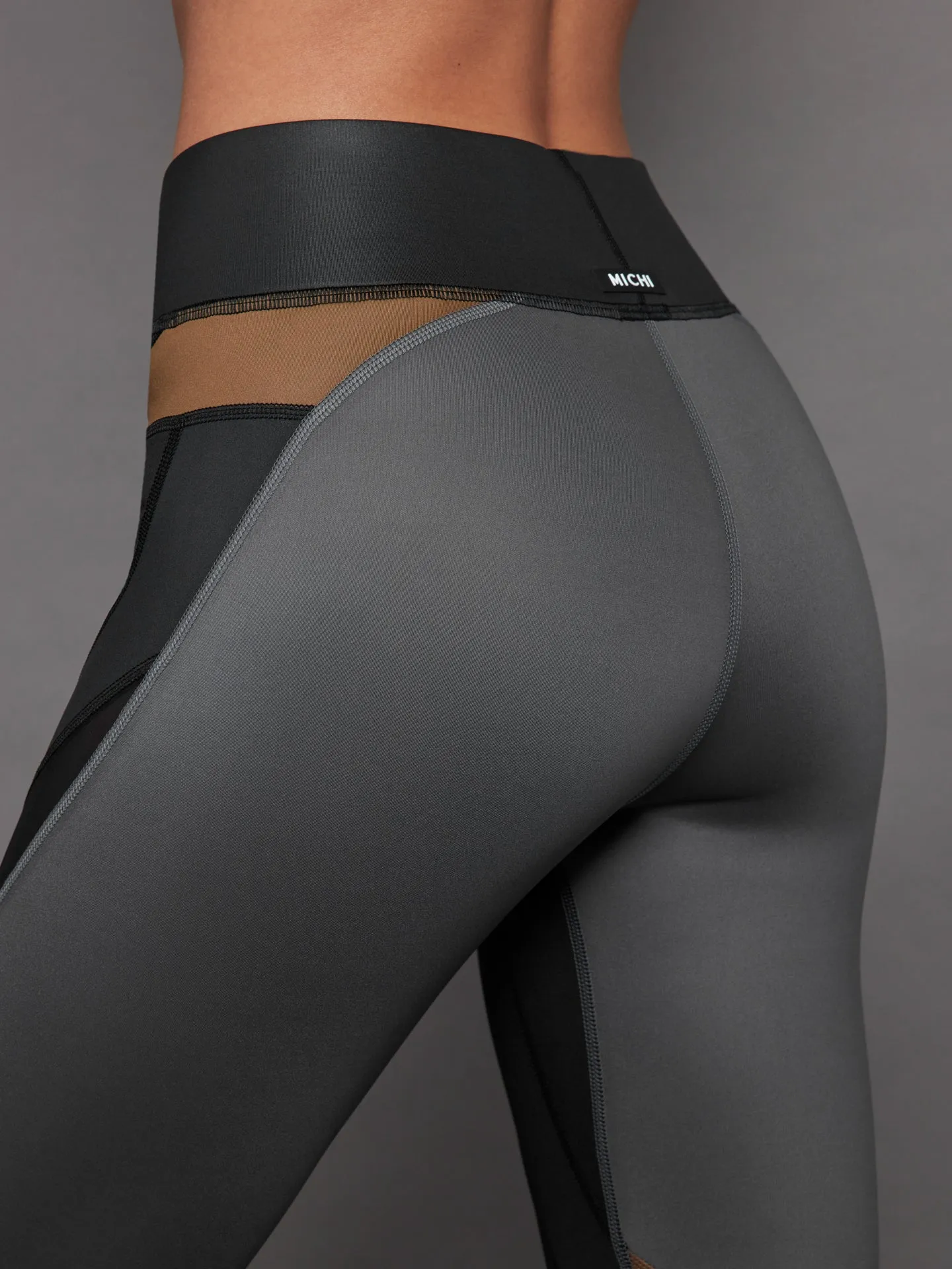Aerial Gloss Legging - Alloy sold by Carbon38 product image thumbnail 4