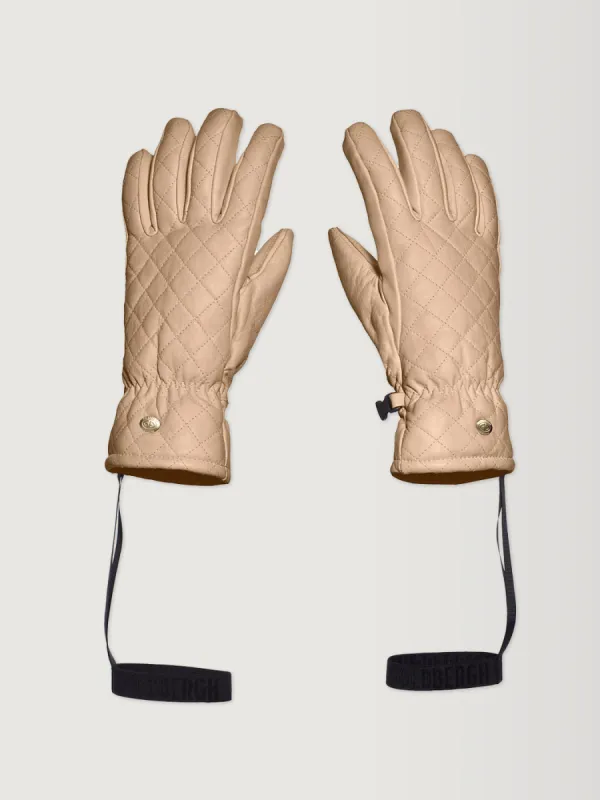 Nishi Ski Gloves - Latte sold by Carbon38
