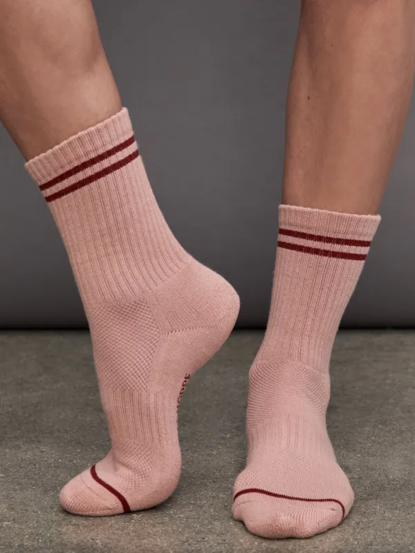 Boyfriend Socks - Vintage Pink sold by Carbon38