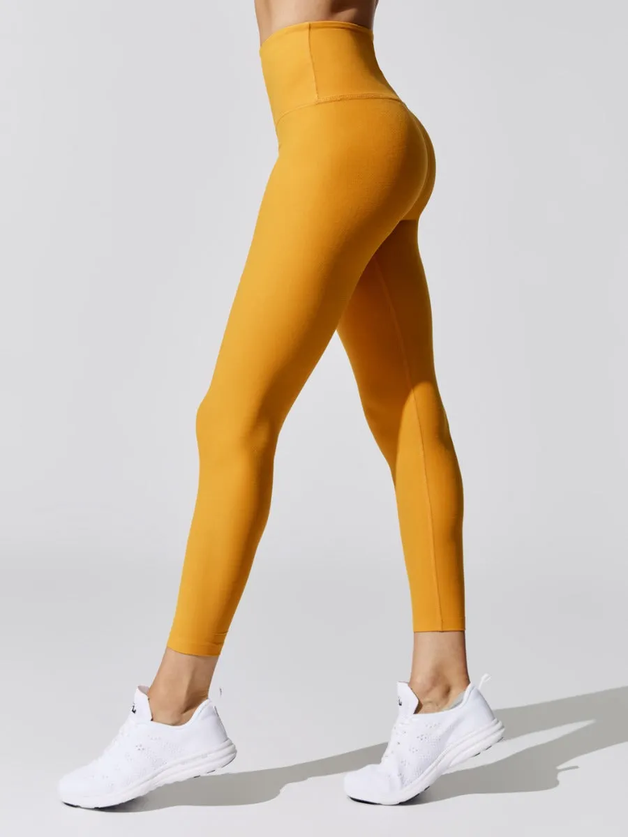 Spacedye Caught in the Midi High Waisted Legging - Sunny Citrine sold by Carbon38