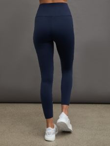PEARL HIGH RISE FULL LENGTH LEGGING IN DIAMOND COMPRESSION - NAVY BLAZER sold by Carbon38