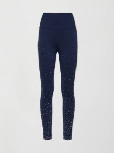 PEARL HIGH RISE FULL LENGTH LEGGING IN DIAMOND COMPRESSION - NAVY BLAZER sold by Carbon38