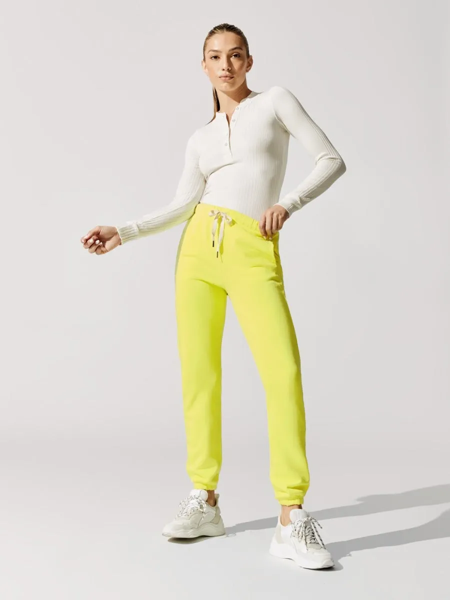 Henri Slim Henley - Soft White sold by Carbon38