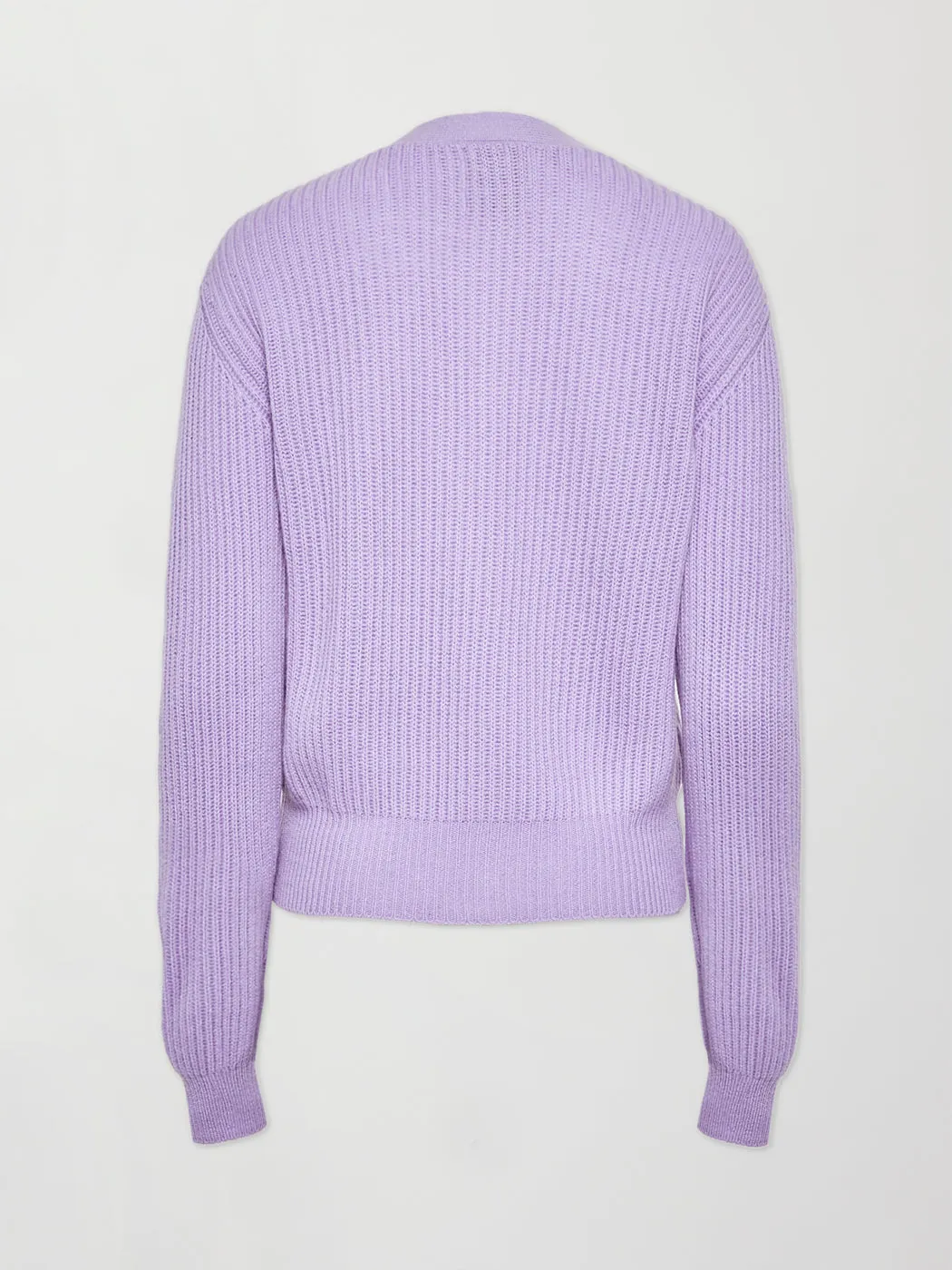 Rib Cashmere Cardigan - Lavender sold by Carbon38 product image thumbnail 2